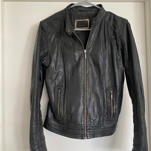 Caroll leather jacket
